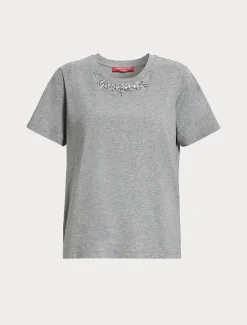 Marina Rinaldi Top & T-Shirt | Top & T-Shirt*T-shirt in jersey di cotone GRIGIOCHIARO