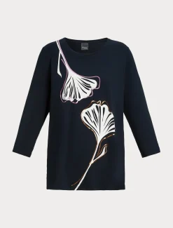 Marina Rinaldi Top & T-Shirt | Top & T-Shirt*T-shirt in jersey di cotone stretch BLUMARINO