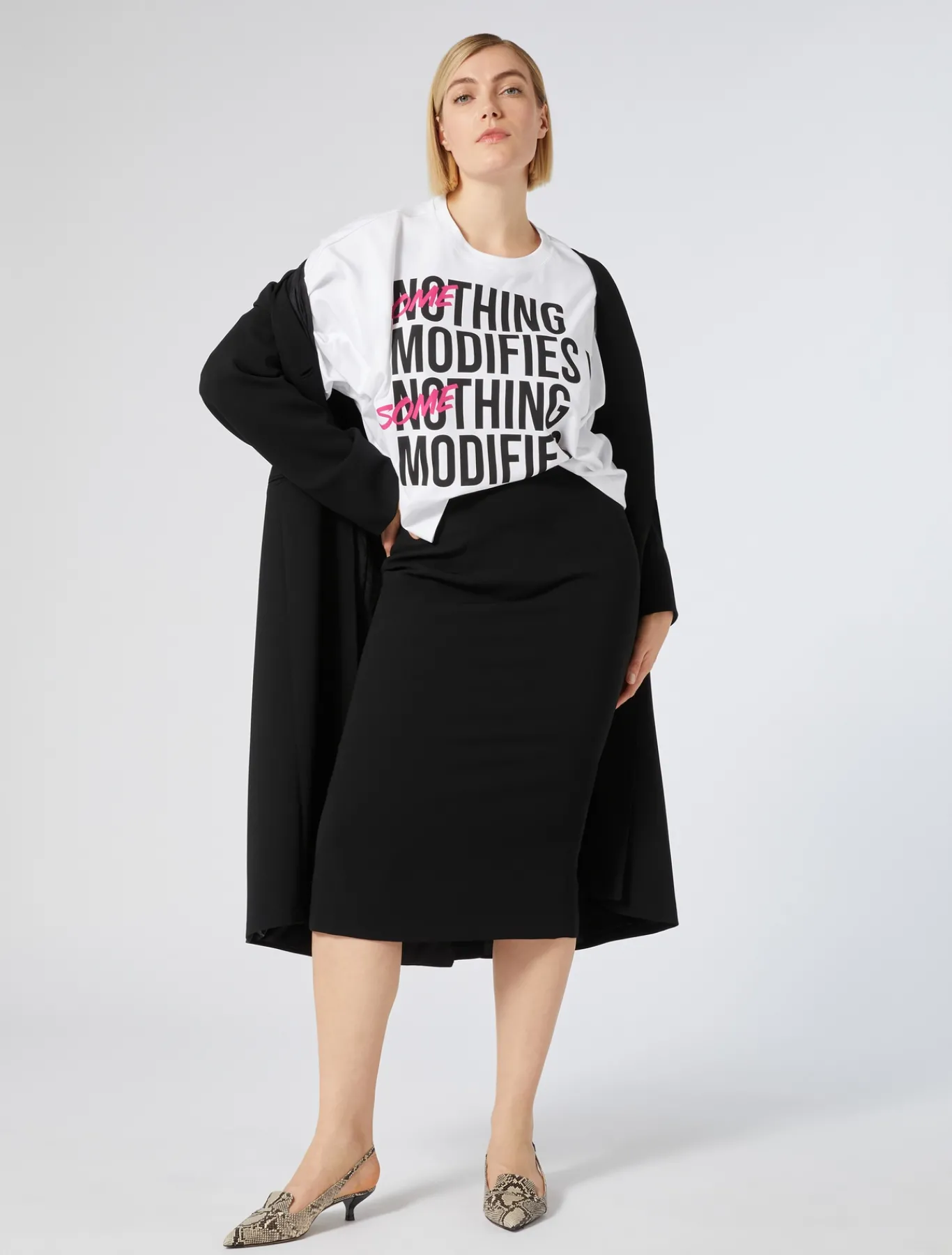 Marina Rinaldi Top & T-Shirt | Top & T-Shirt*T-shirt in jersey di cotone BIANCOOTTICO