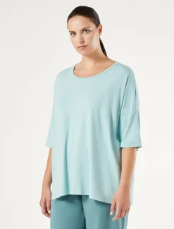Marina Rinaldi Top & T-Shirt | Top & T-Shirt*T-shirt in jersey di viscosa stretch VERDEPASTELLO
