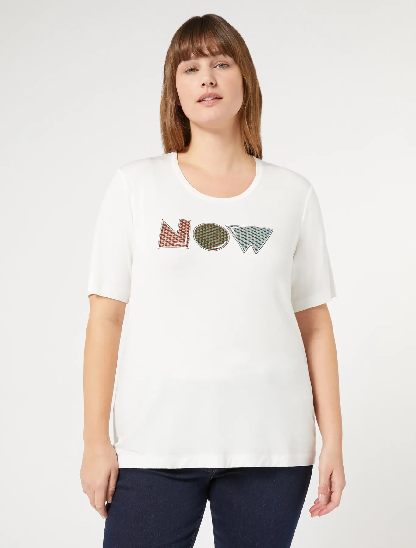 Marina Rinaldi Top & T-Shirt | Top & T-Shirt*T-shirt in jersey di viscosa stretch BIANCO