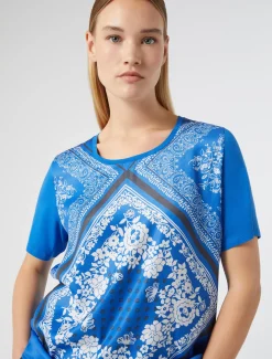 Marina Rinaldi Top & T-Shirt | Top & T-Shirt*T-shirt in jersey di viscosa BLUETTE