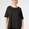 Marina Rinaldi Camicie & Bluse | Camicie & Bluse*T-shirt in jersey e popeline NERO