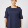 Marina Rinaldi Camicie & Bluse | Camicie & Bluse*T-shirt in jersey e popeline BLUETTE