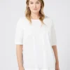 Marina Rinaldi Camicie & Bluse | Camicie & Bluse*T-shirt in jersey e popeline BIANCOOTTICO