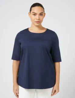 Marina Rinaldi Camicie & Bluse | Camicie & Bluse*T-shirt in jersey e popeline BLUETTE