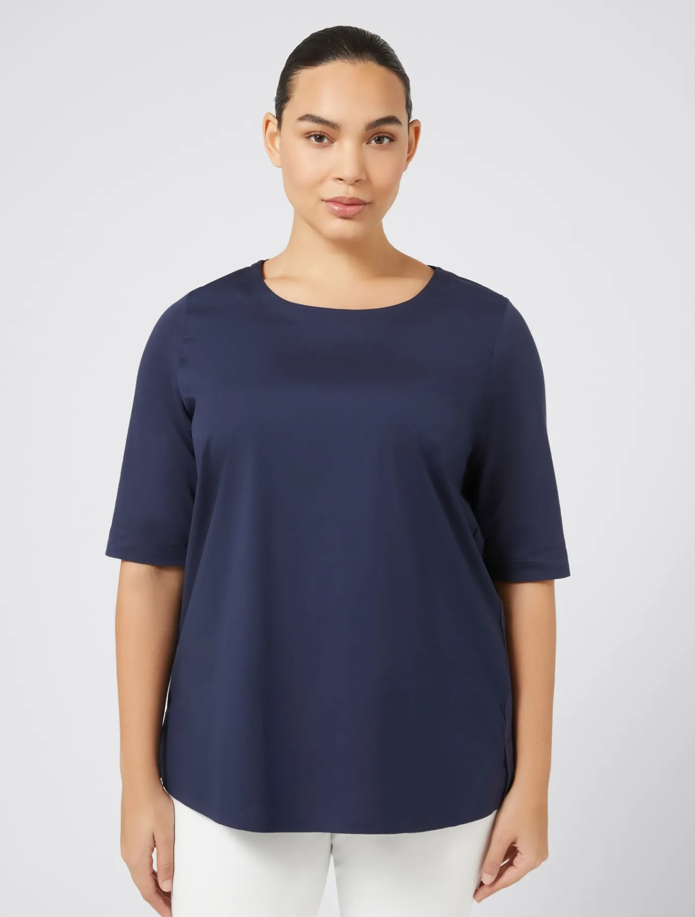 Marina Rinaldi Camicie & Bluse | Camicie & Bluse*T-shirt in jersey e popeline BLUETTE