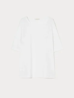 Marina Rinaldi Camicie & Bluse | Camicie & Bluse*T-shirt in jersey e popeline BIANCOOTTICO