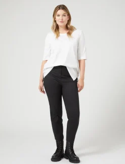 Marina Rinaldi Camicie & Bluse | Camicie & Bluse*T-shirt in jersey e popeline BIANCOOTTICO
