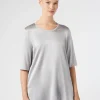 Marina Rinaldi Top & T-Shirt | Top & T-Shirt*T-shirt in jersey e raso GRIGIOCHIARO