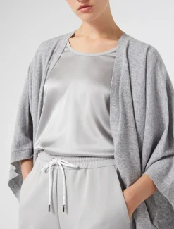 Marina Rinaldi Top & T-Shirt | Top & T-Shirt*T-shirt in jersey e raso GRIGIOCHIARO