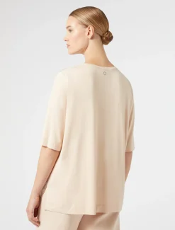 Marina Rinaldi Top & T-Shirt | Top & T-Shirt*T-shirt in jersey e raso ROSA