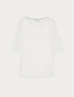 Marina Rinaldi Top & T-Shirt | Top & T-Shirt*T-shirt in jersey e raso AVORIO