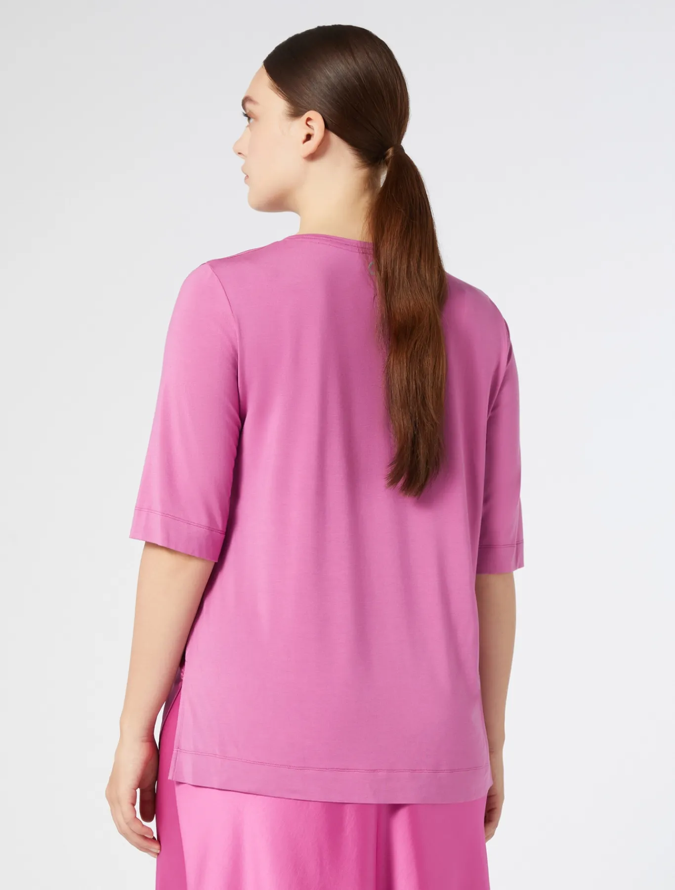 Marina Rinaldi Top & T-Shirt | Top & T-Shirt*T-shirt in jersey e seta ROSA