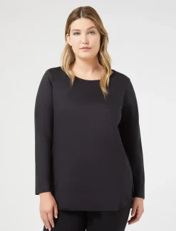 Marina Rinaldi Top & T-Shirt | Top & T-Shirt*T-shirt in jersey interlock NERO