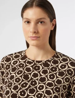 Marina Rinaldi Top & T-Shirt | Top & T-Shirt*T-shirt in jersey stampato MARRONE