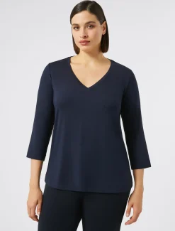 Marina Rinaldi Top & T-Shirt | Top & T-Shirt*T-shirt in jersey stretch BLUNOTTE