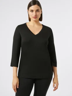 Marina Rinaldi Top & T-Shirt | Top & T-Shirt*T-shirt in jersey stretch NERO