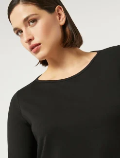 Marina Rinaldi Top & T-Shirt | Top & T-Shirt*T-shirt in jersey stretch NERO