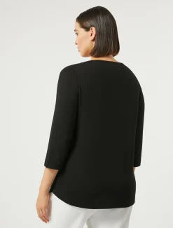 Marina Rinaldi Top & T-Shirt | Top & T-Shirt*T-shirt in jersey stretch NERO