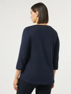 Marina Rinaldi Top & T-Shirt | Top & T-Shirt*T-shirt in jersey stretch BLUNOTTE