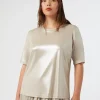 Marina Rinaldi Top & T-Shirt | Top & T-Shirt*T-shirt laminata SABBIA