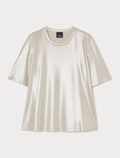 Marina Rinaldi Top & T-Shirt | Top & T-Shirt*T-shirt laminata SABBIA