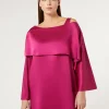 Marina Rinaldi Bluse | Collezione Elegante*Tunica in crêpe envers satin LAMPONE