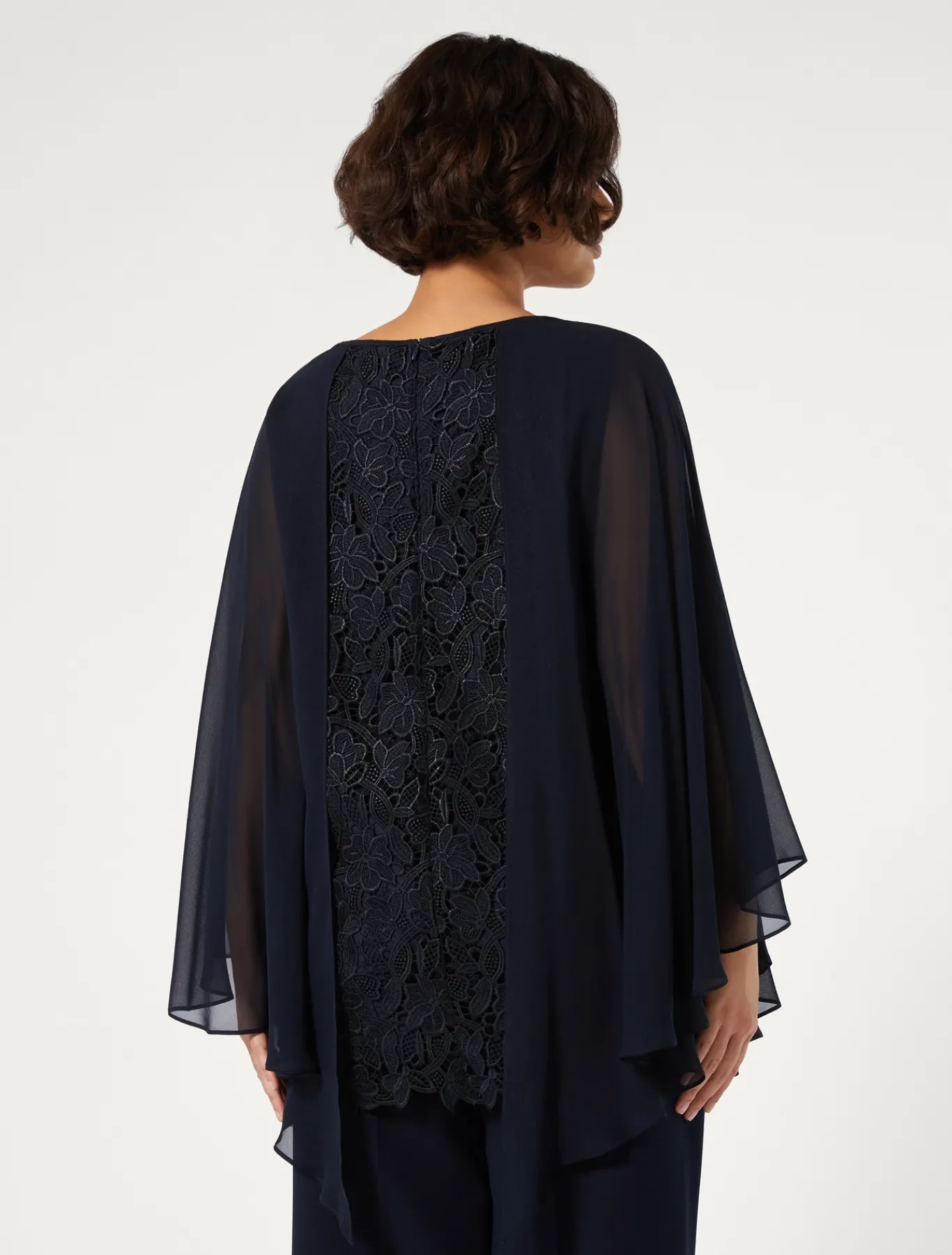 Marina Rinaldi Bluse | Camicie & Bluse*Tunica in macramè laminato BLUNOTTE